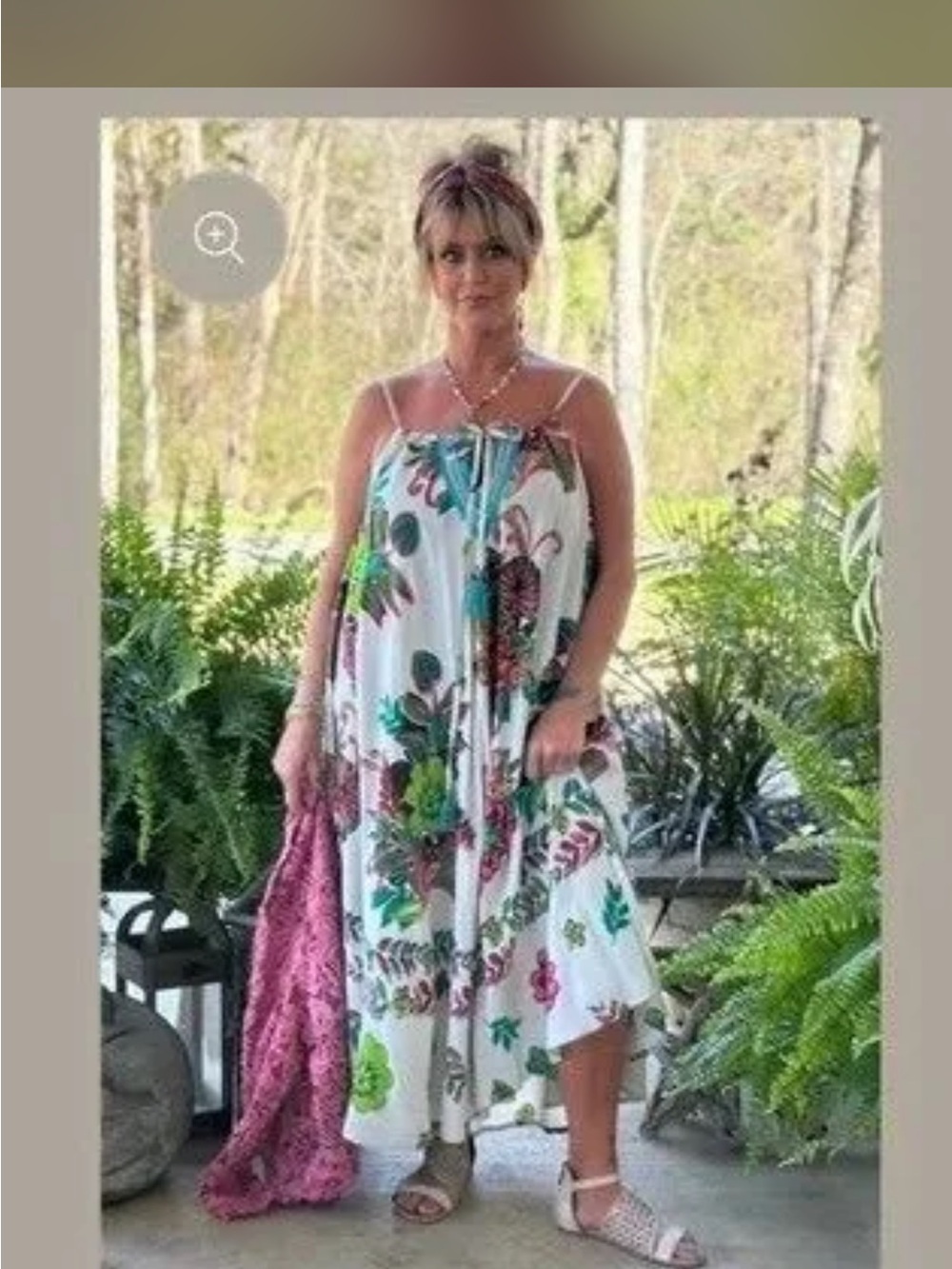 Jaded Gypsy Tropical Dreams Floral Maxi Dress